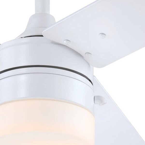 Westinghouse Lampa do wentylatora sufitowego 7316640, biały mat/brzoza 7316640, biały / opal, salon / jadalnia, tworzywo sztuczne, nowoczesny