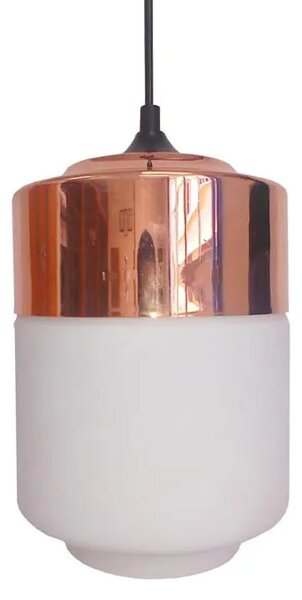 Miedziana nowoczesna lampa wisząca E6-M89
