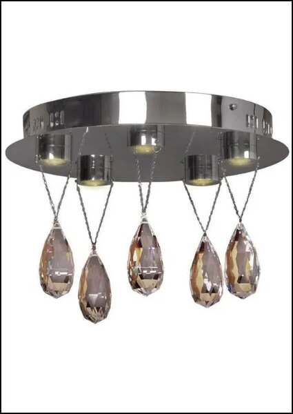 Lampa sufitowa glamour z kryształkami - K538 B1-F70