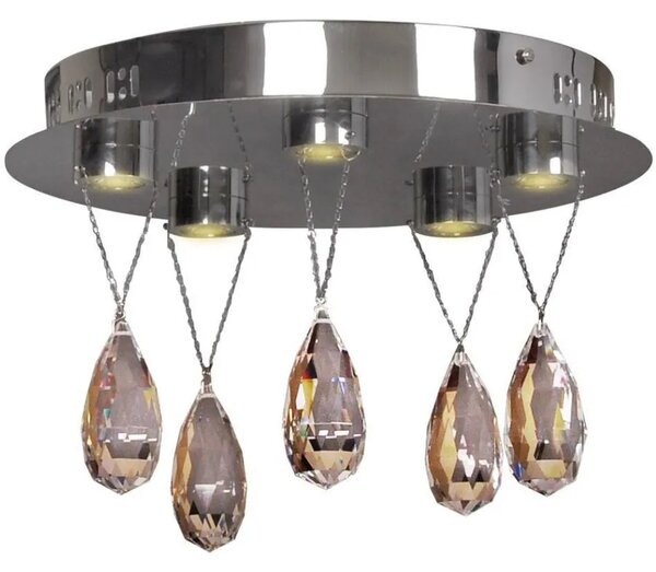 Lampa sufitowa glamour z kryształkami - K538 B1-F70