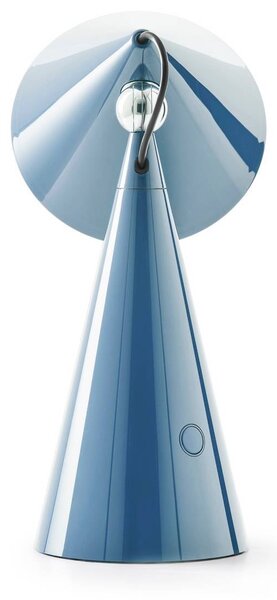 Tom Dixon Lampa stołowa POSE, możliwość ściemniania, niebieski, salon / jadalnia, tworzywo sztuczne, design