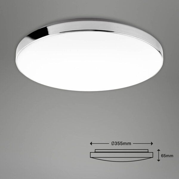 Briloner Lampa sufitowa 3351216, chromowy / srebrny, łazienka, metal