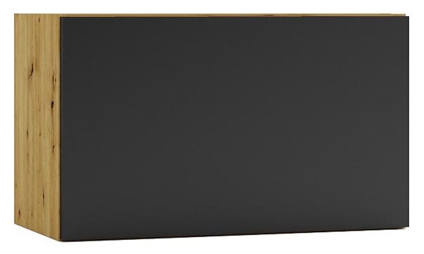 Szafka pod okap 60 cm dąb artisan + czarny R9-Z91