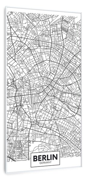 Klarstein Wonderwall Air Art Smart, promiennik podczerwieni, mapa miasta Londynu, 60 x 120 cm, 700 W