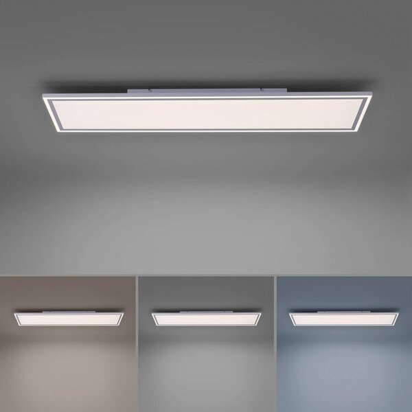 JUST LIGHT. GmbH Panel LED Edging, możliwość ściemniania, biały / opal, kuchnia, tworzywo sztuczne, nowoczesny