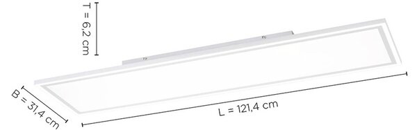 JUST LIGHT. GmbH Panel LED Edging, możliwość ściemniania, biały / opal, kuchnia, tworzywo sztuczne, nowoczesny