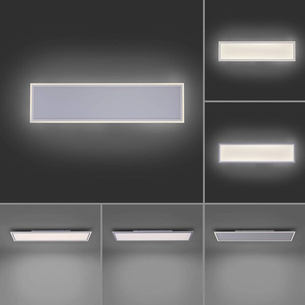 JUST LIGHT. GmbH Panel LED Edging, możliwość ściemniania, biały / opal, kuchnia, tworzywo sztuczne, nowoczesny