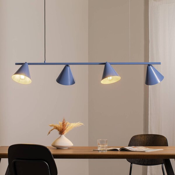 Lampa wisząca Hängeleuchte Form 4 ALDEX, możliwość ściemniania, niebieski, salon / jadalnia, metal, nowoczesny