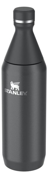 Czarna butelka termiczna ze stali nierdzewnej 600 ml All Day Slim Bottle Black – Stanley