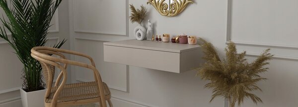 Toaletka / konsola wisząca "LENA" kaszmir 75cm