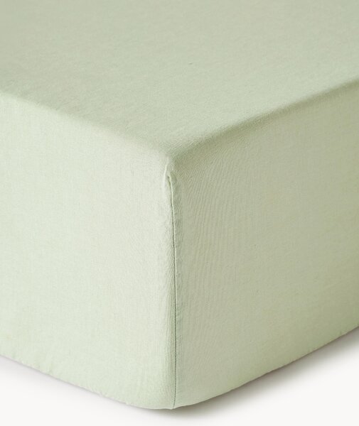 Prześcieradło na łóżko kontynentalne z lnu z gumką Airy