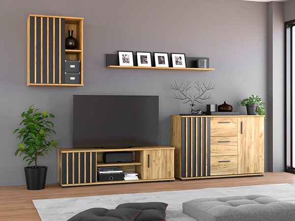 Komoda z lamelami 120 cm M3-D31