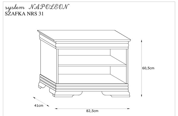 Szafka NRS-31 Orzech Antyczny