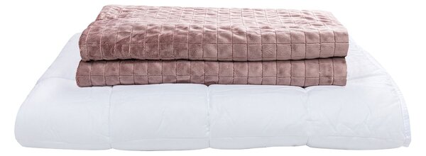 Kołdra obciążeniowa Relax 4kg135x200cm rose pink
