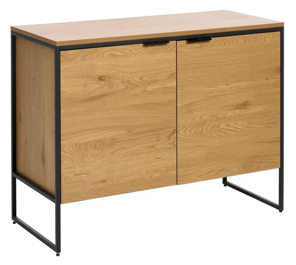 Komoda w dekorze dębu w naturalnym kolorze 104,5x80x45 cm Cesura – Unique Furniture