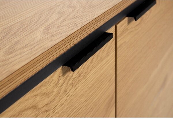 Komoda w dekorze dębu w naturalnym kolorze 104,5x80x45 cm Cesura – Unique Furniture