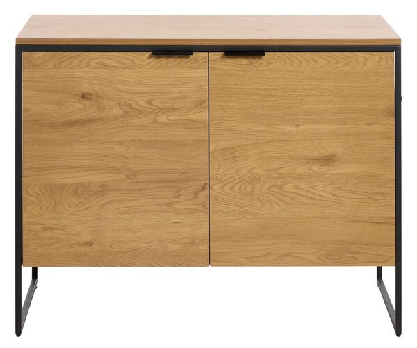 Komoda w dekorze dębu w naturalnym kolorze 104,5x80x45 cm Cesura – Unique Furniture