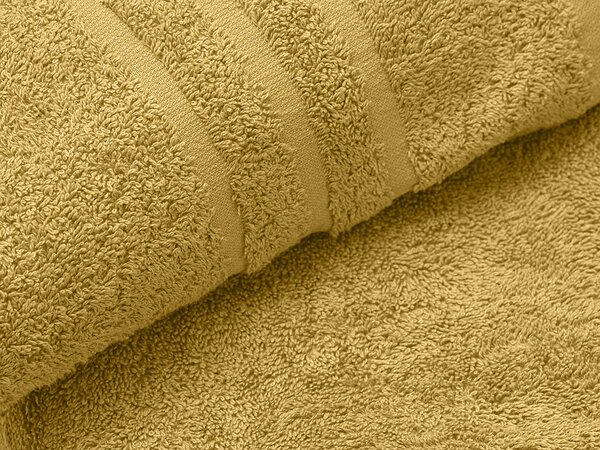 Ręcznik CLASSIC COLOR 50 x 100 cm musztardowy, 100% bawełna