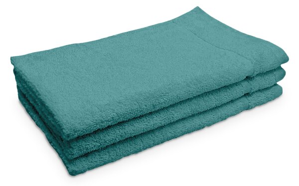 Mały ręcznik CLASSIC COLOR petrolowy 30x50 cm, 100% bawełna