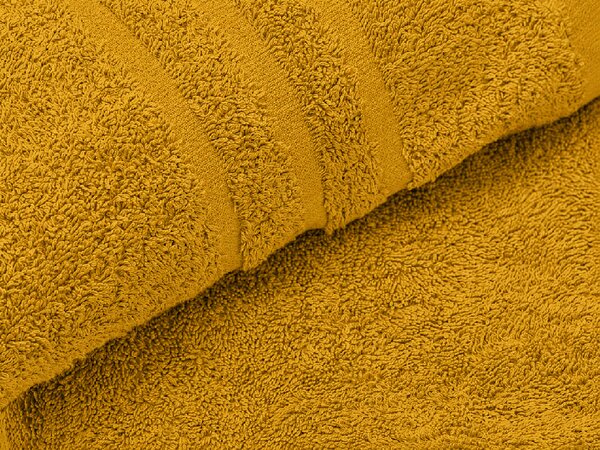 Ręcznik kąpielowy CLASSIC COLOR 70 x 140 cm musztardowy, 100% bawełna