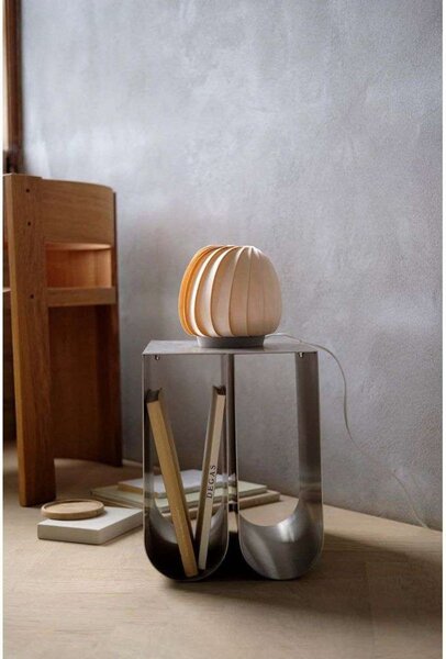 Lampa Stołowa Tom Rossau, drewniany, salon, drewno