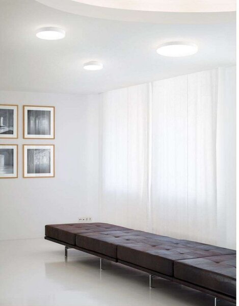 Lampa Sufitowa Serien Lighting, ściemnialny, metaliczny, salon, aluminium