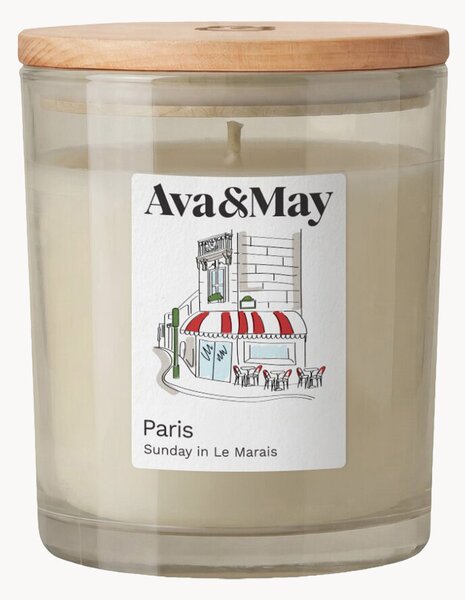 Świeca zapachowa Paris (bergamotka, jaśmin & róża)
