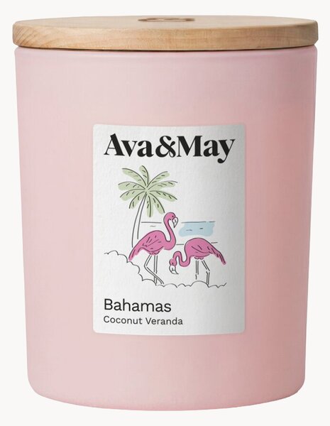 Świeca zapachowa Bahamas (kokos, wanilia & monoi)