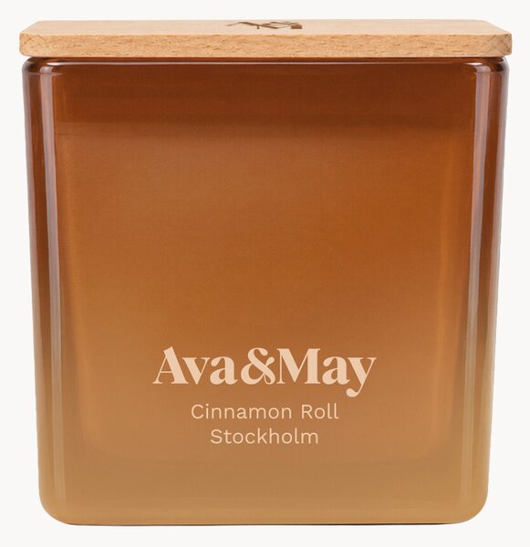 Świeca zapachowa Cinnamon Roll (wanilia, cynamon & karmel)