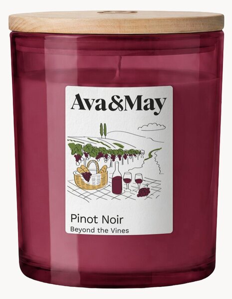 Świeca zapachowa Pinot Noir (malina, brzoskwinia & czarna porzeczka)