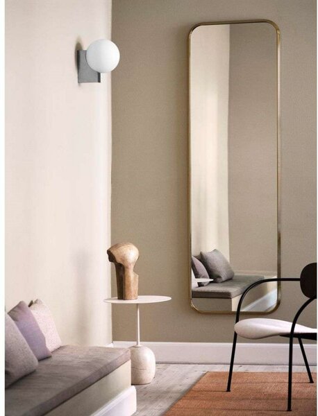 Lampa Ścienna &Tradition, ściemnialny, szary, salon, szkło, design