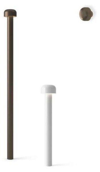 Zewnętrzna Lampa FLOS, szary, taras, tworzywo sztuczne
