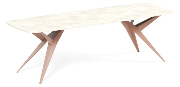 Stół AXIS 160 cm Złoty/ Miedziany