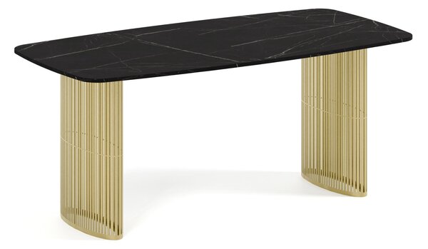 Stół ARCADIA 160 cm złoty/ miedziany