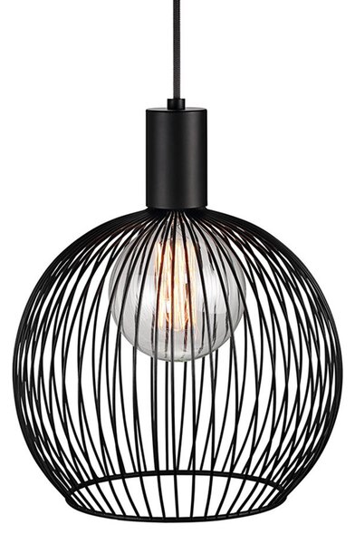 Lampa Wisząca DFTP by Nordlux, Aver, ściemnialny, czarny, salon, metal, skandynawski
