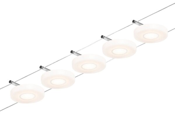 Lampa Sufitowa Paulmann, Wire DiscLED, biały, przedpokój, tworzywo sztuczne, nowoczesny