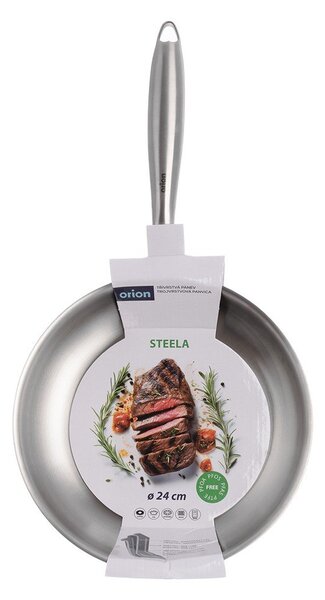 Patelnia ze stali nierdzewnej ø 24 cm Steela – Orion