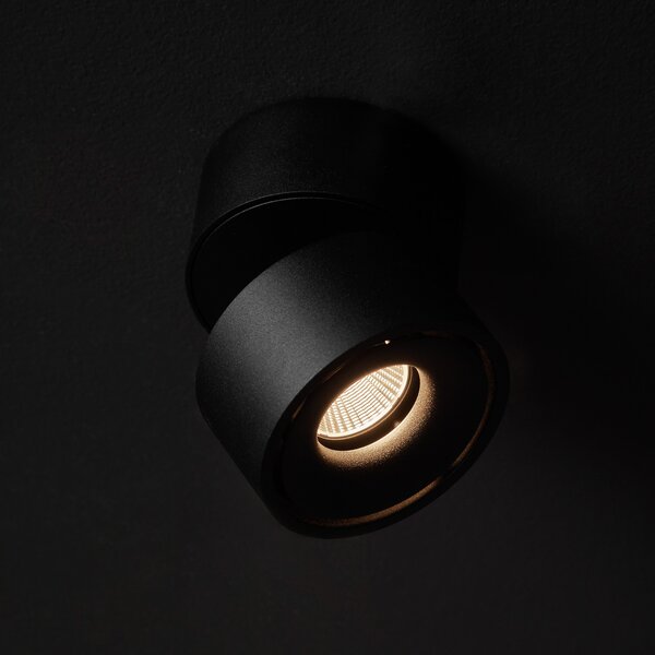 Lampa Sufitowa LOOM DESIGN, Aim, ściemnialny, czarny, salon, metal, nowoczesny