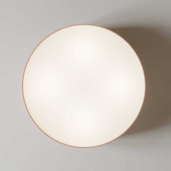 Lampa sufitowa Rondo TK Lighting, możliwość ściemniania, kremowy / amber, sypialnia, tkanina / materiał / jedwab, nowoczesny