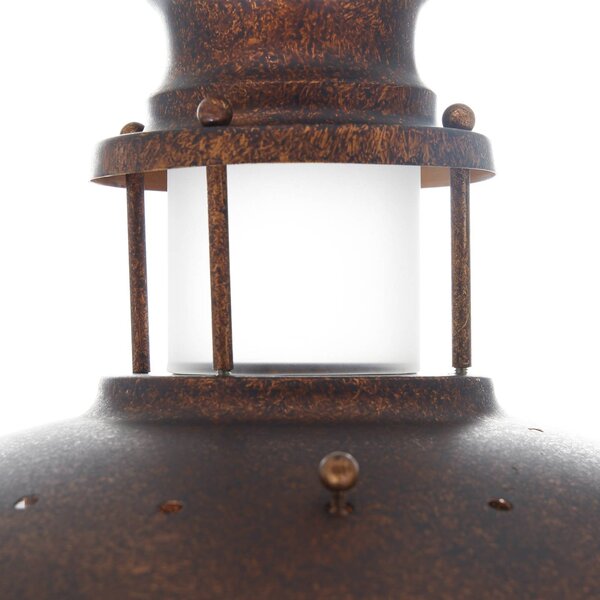 Lampa sufitowa Louisanne Lindby, możliwość ściemniania, brązowy / rdzawy, kuchnia, metal, morski