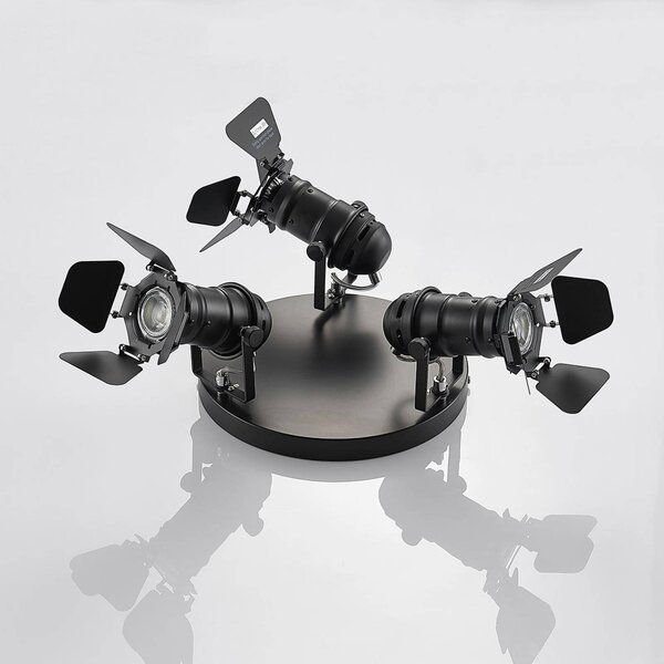 Lampa sufitowa Tilen Lindby, możliwość ściemniania, czarny, salon / jadalnia, metal, industrialny