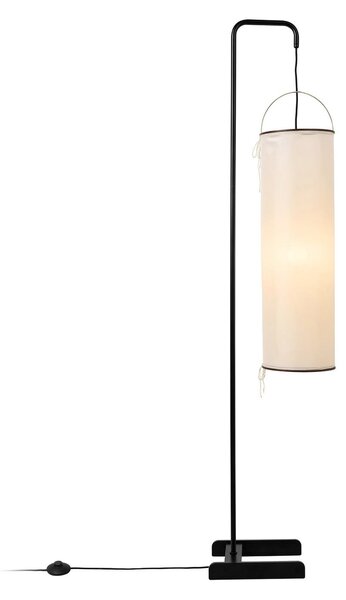 Lampa Podłogowa GUBI, Silk Lantern, beżowy, salon, tkanina | tekstylia, design