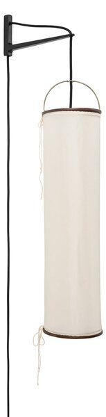 Lampa Ścienna GUBI, Silk Lantern, beżowy, salon, tkanina | tekstylia, design
