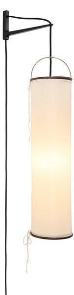 Lampa Ścienna GUBI, Silk Lantern, beżowy, salon, tkanina | tekstylia, design