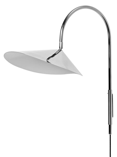 Lampa Ścienna ferm LIVING, Arum, metaliczny, salon, stal szlachetna, design