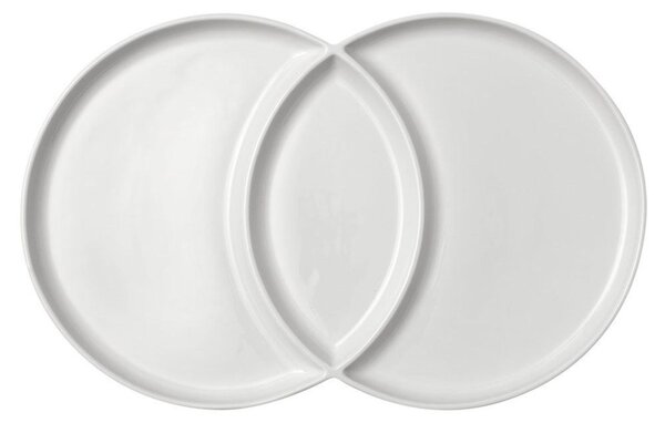Zestaw naczy stoowych LADELLE L61379 Ladelle Loop Platter – talerz biay, 2 sztuki, GAL