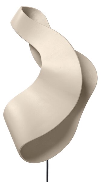 Lampa Ścienna ferm LIVING, OYSTER, ściemnialny, beżowy, salon, aluminium, design