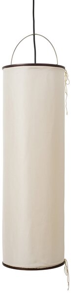 Lampa Wisząca GUBI, Silk Lantern, ściemnialny, beżowy, salon, tkanina | tekstylia, design