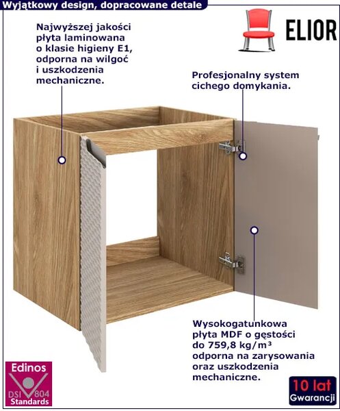 Nowoczesna szafka pod umywalkę P3-W21