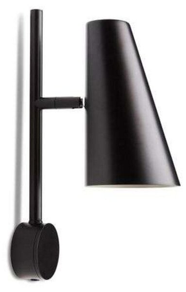 Lampa Ścienna Woud, czarny, salon, metal